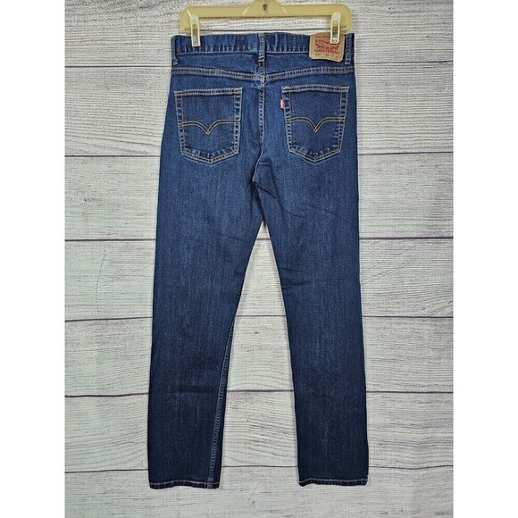 Levi's 502 Regular Taper Jeans Dark Wash Blue Size 18 Reg 29Wx29L - Picture 2 of 5